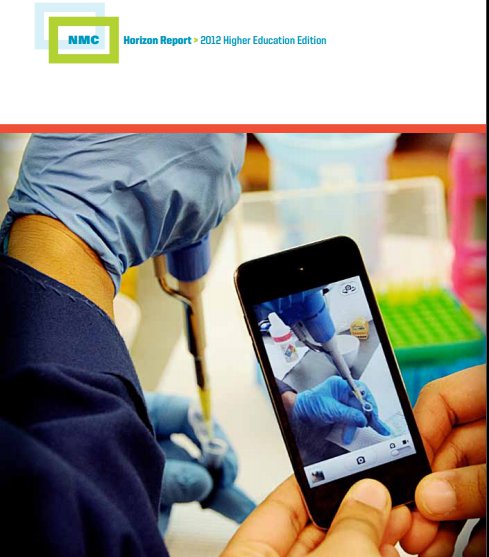 Horizon Report cover, the 2012 edition.
