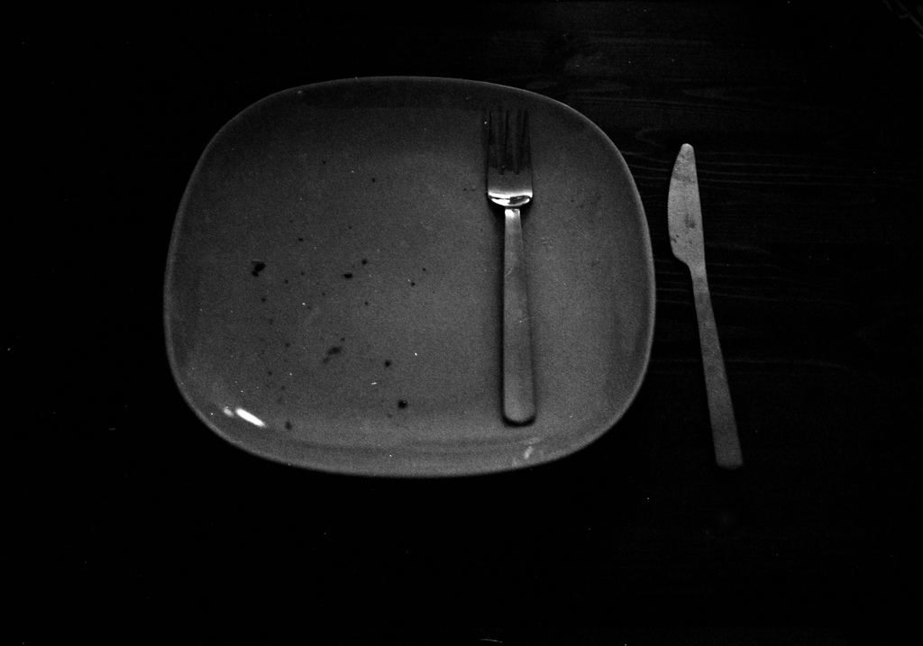 Empty plate.