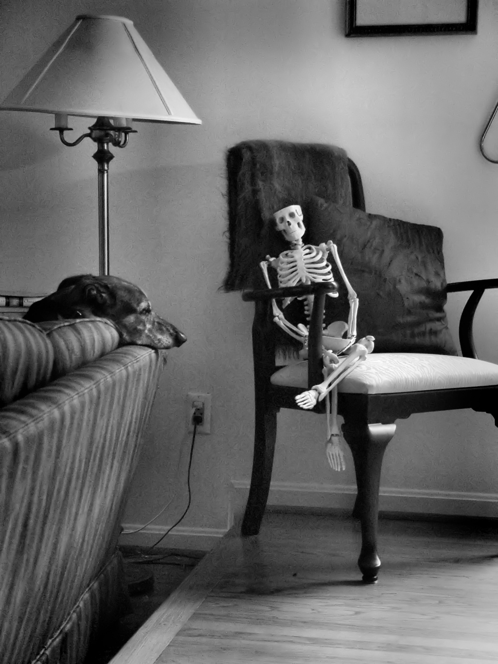 bored with the conversation