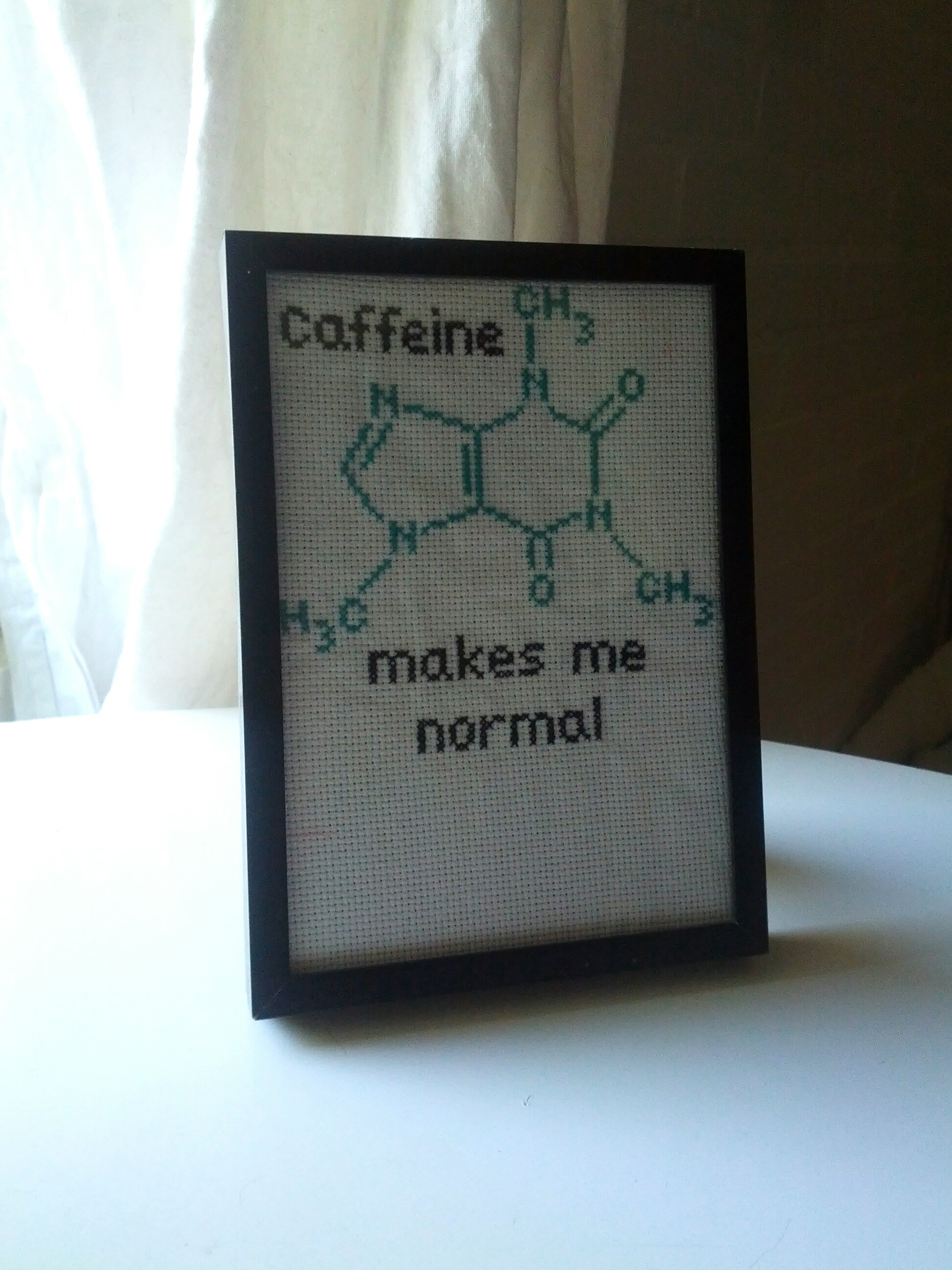 caffeine needlepoint