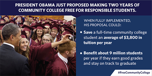 White House free community college image