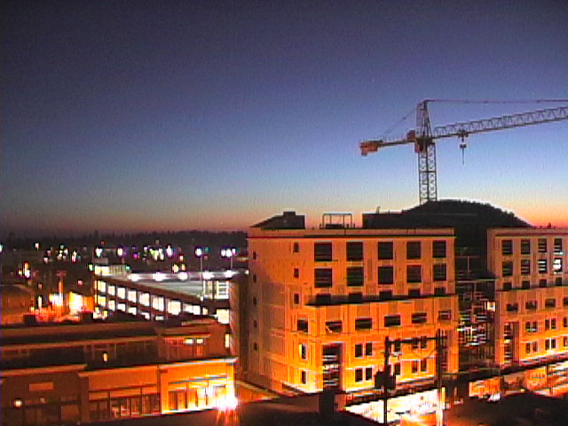 "Downtown construction in Bend", Oregon