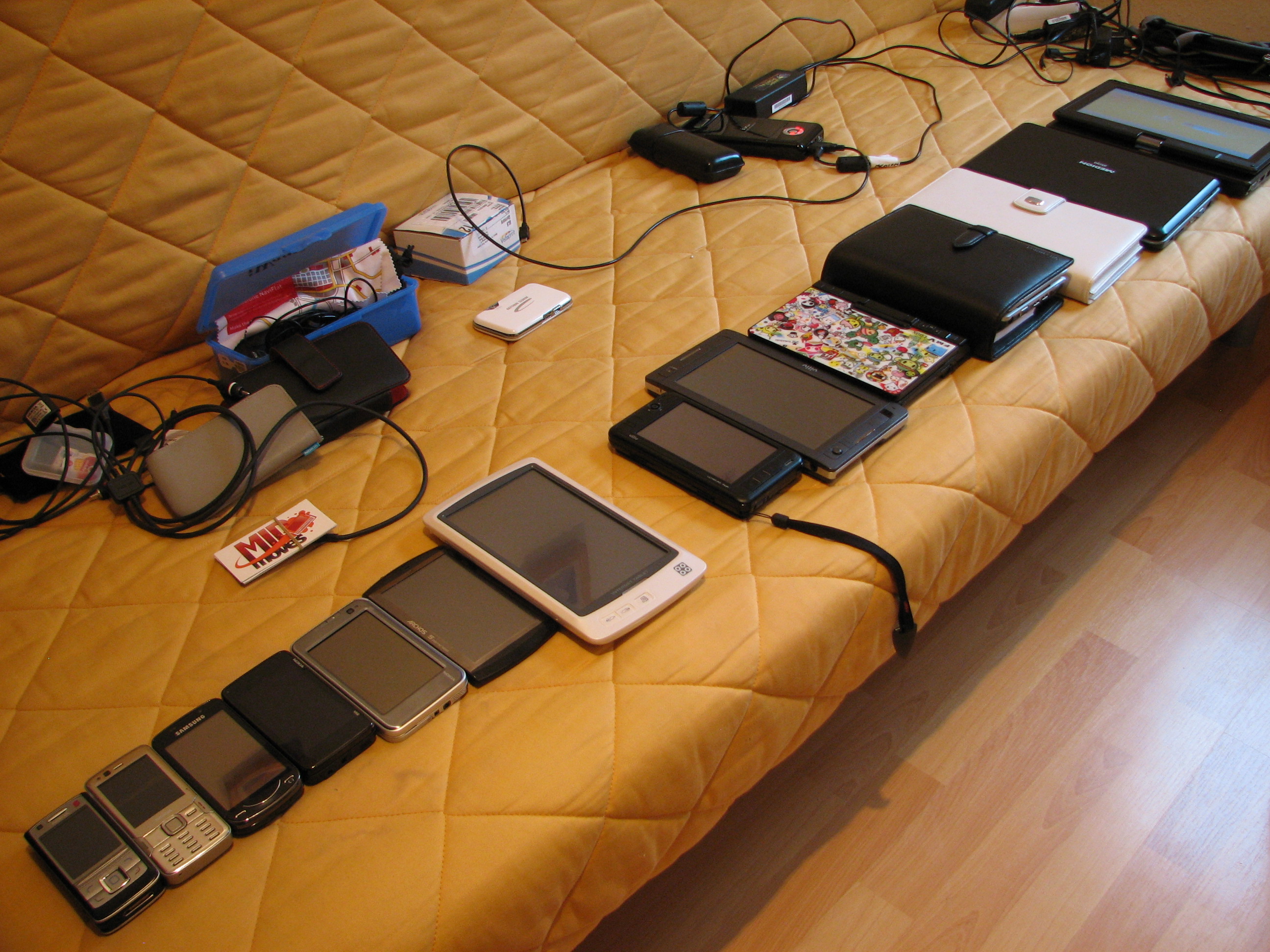 14 mobile devices