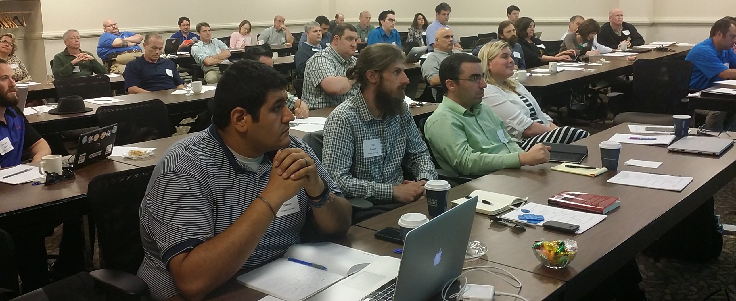 NERCOMP 3d printing workshop audience listening to Ian Roy