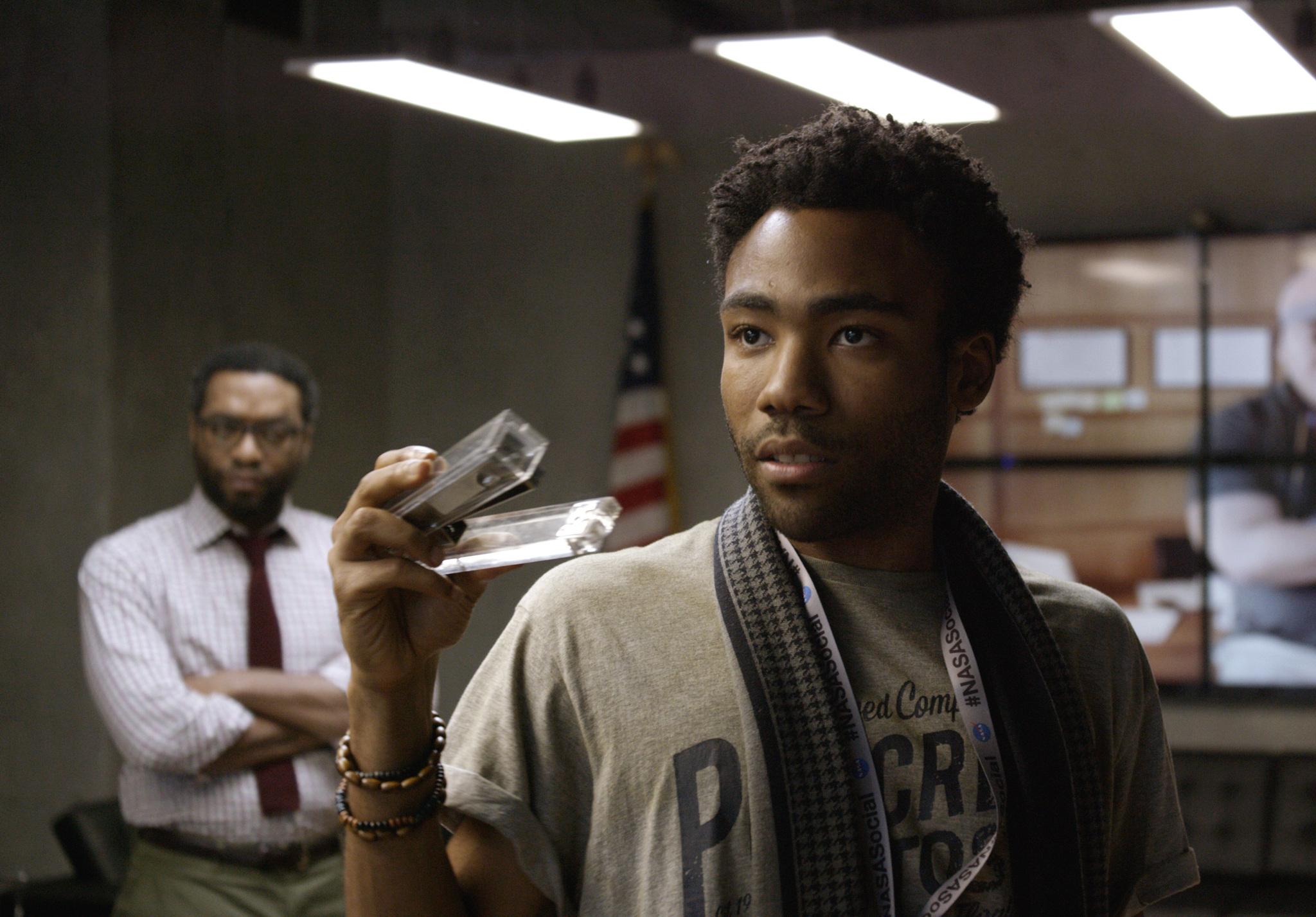 Stapler scene from the Martian