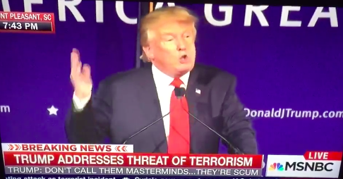 Donald Trump on closing up the internet, or parts of it