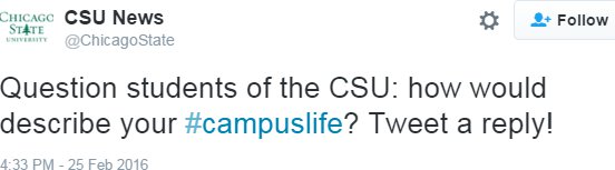 sad CSU tweet