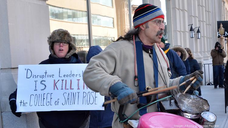 College of Saint Rose faculty protestors