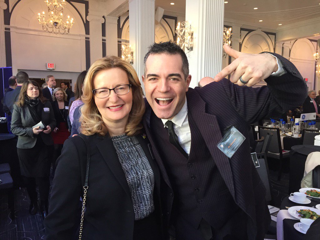 College of Saint Rose president and a fan