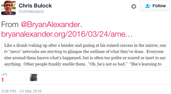 Chris Bulock tweet