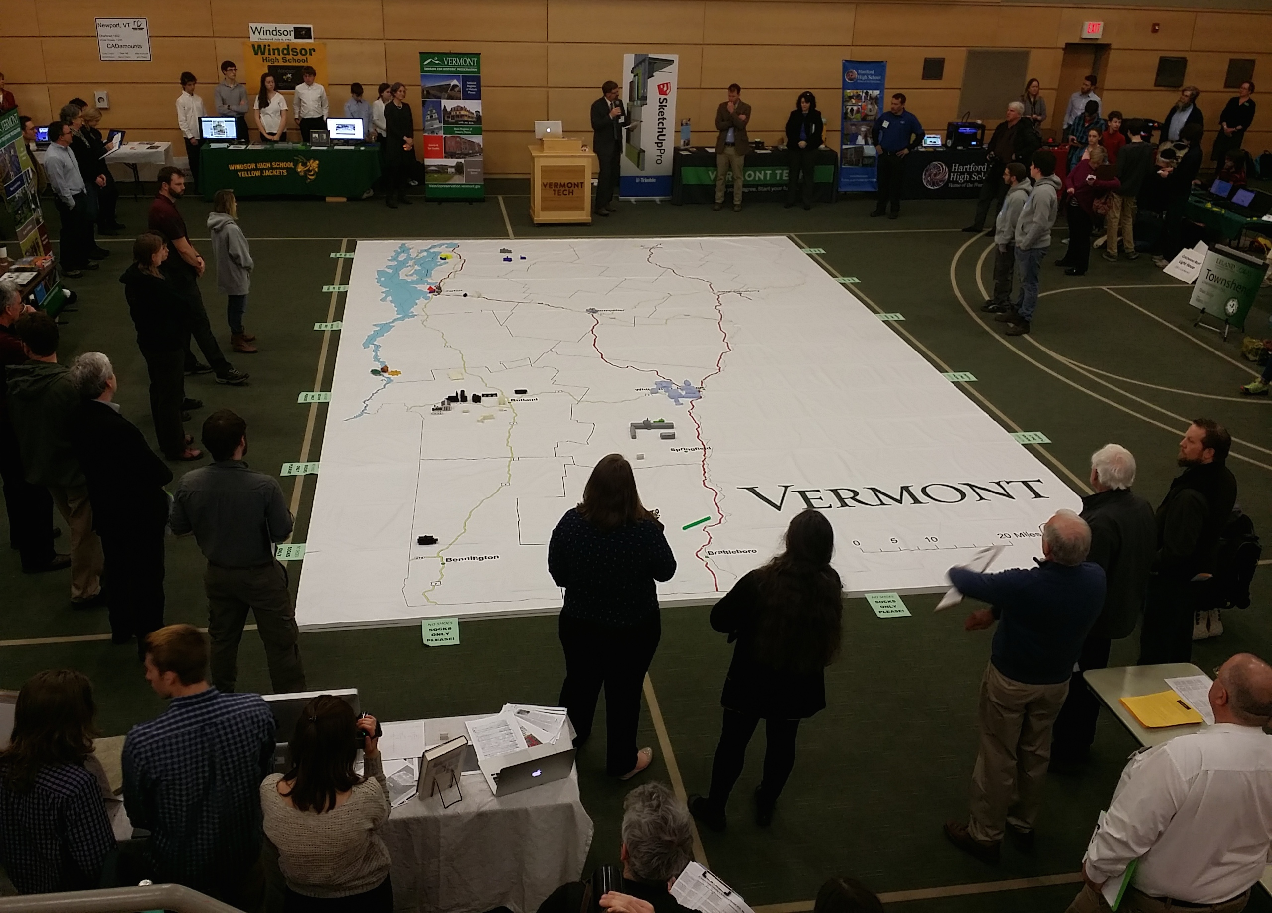 one big map of Vermont