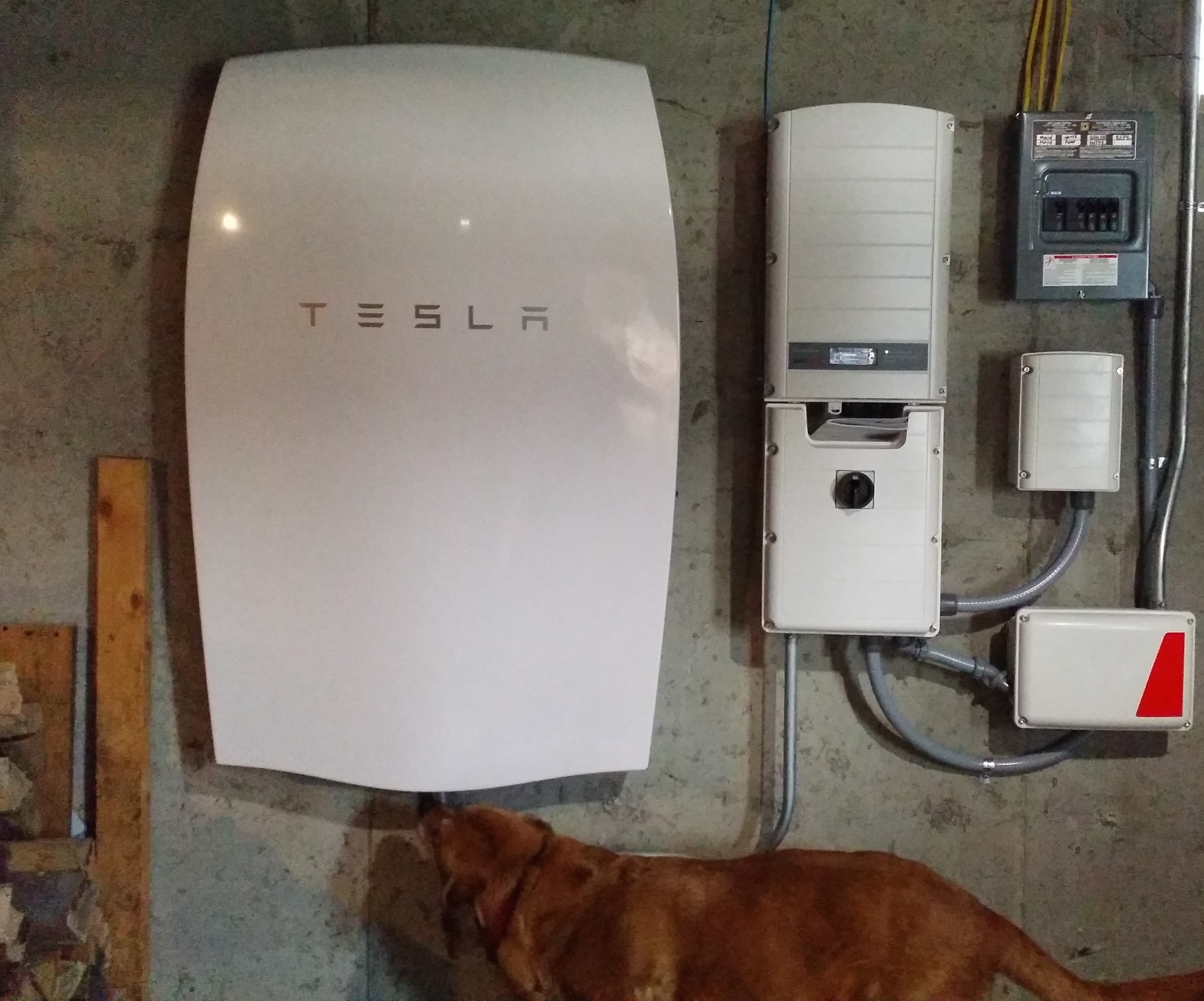PowerWall installed with Hestia