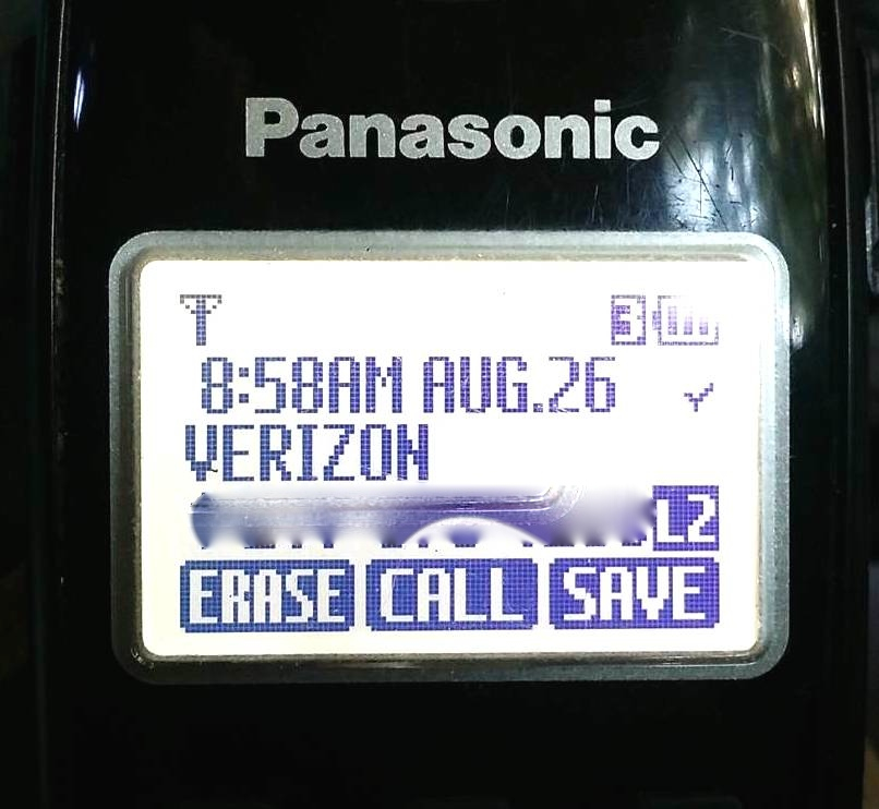 Fairpoint caller is Verizon, or voice versa