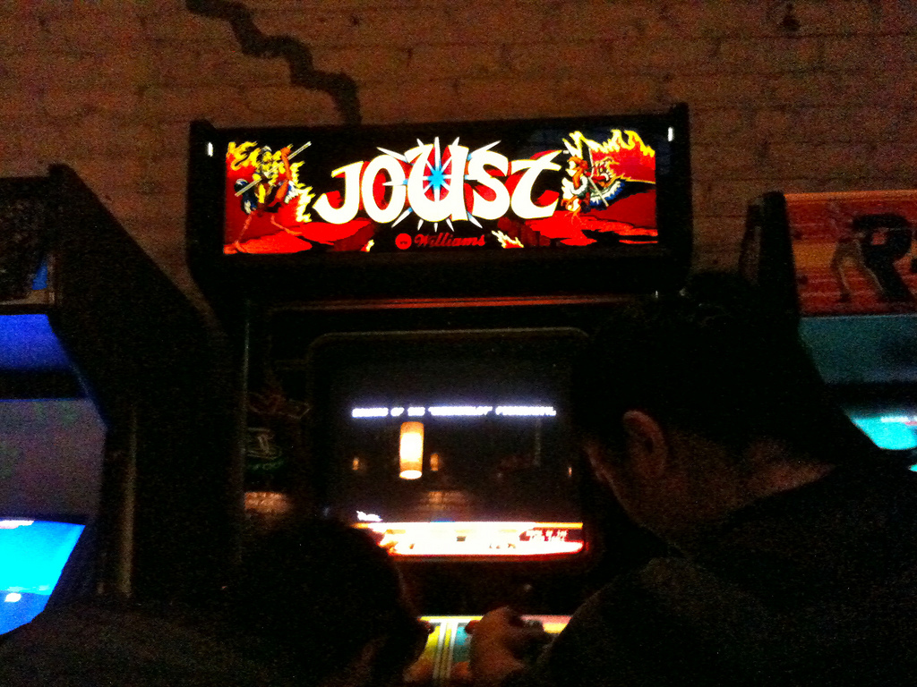 Joust game, photo by Emma Story