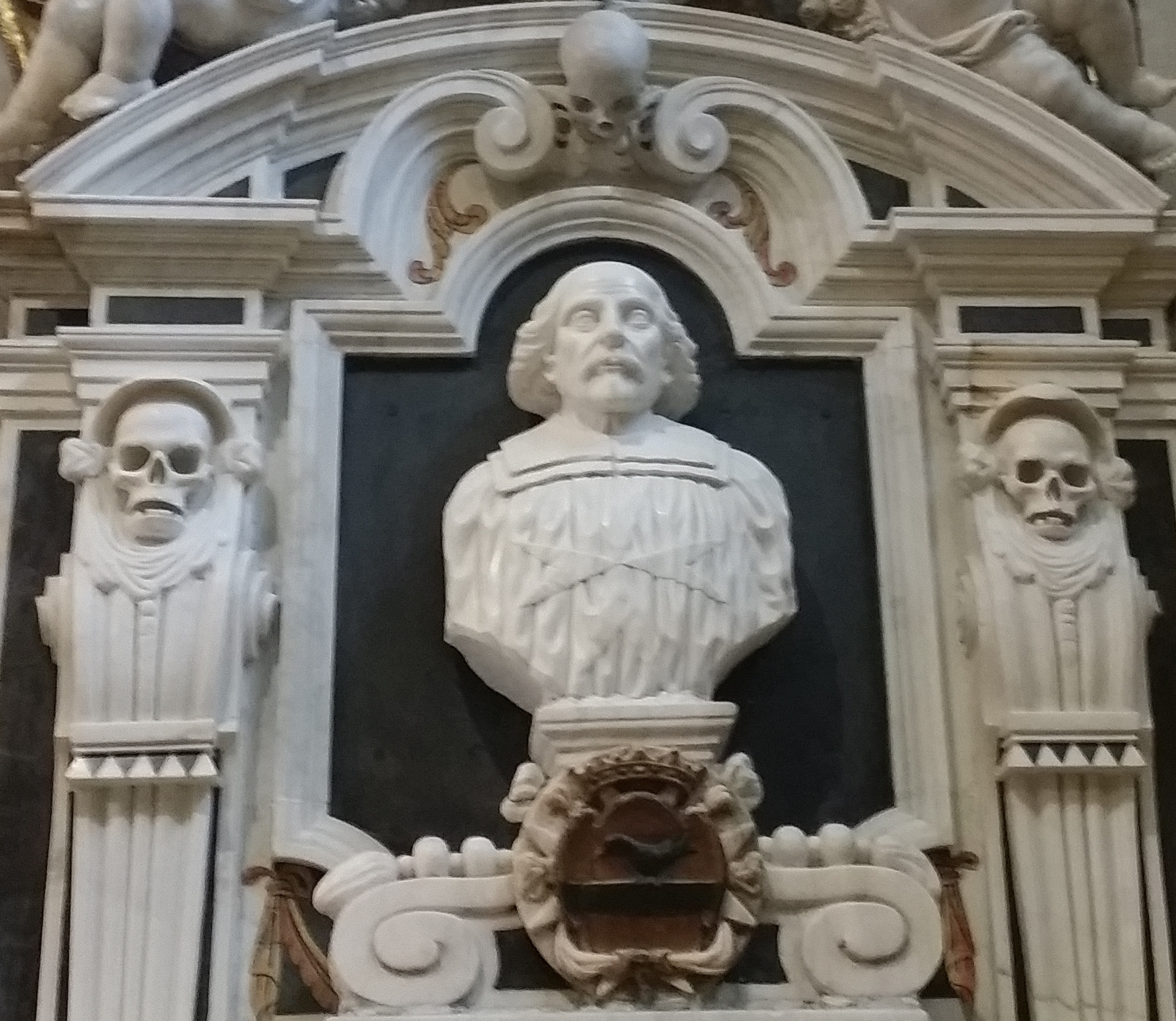 Altarpiece detail from Valetta's St. John's Co-cathedral.