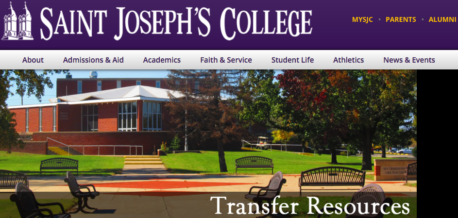 St. Joseph's College front page