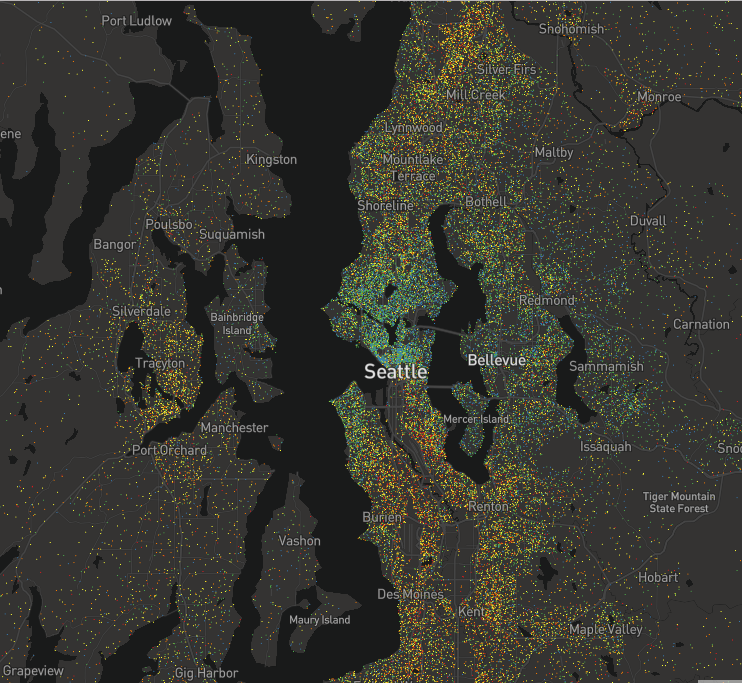 Eductional attainment Seattle