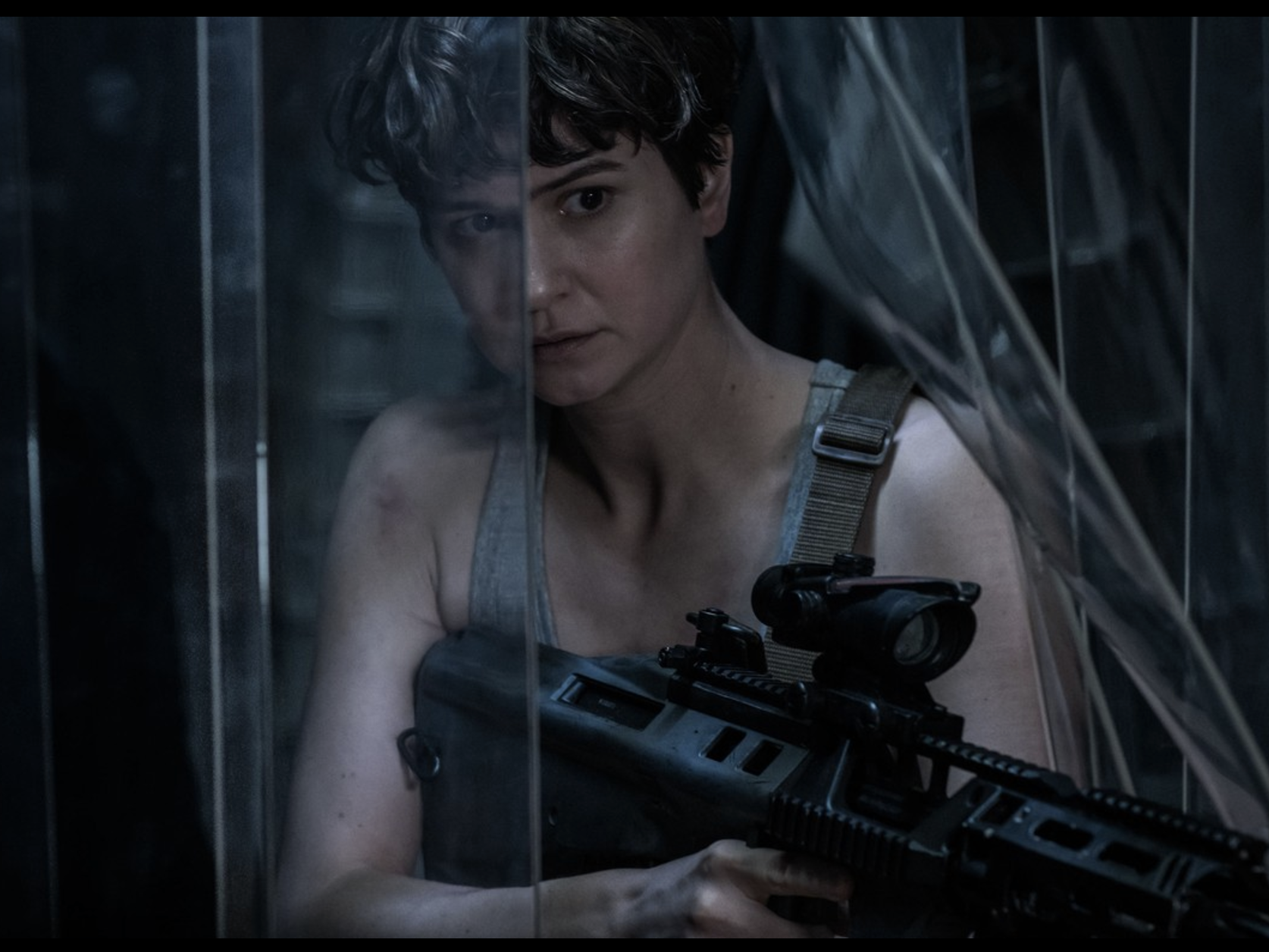 Alien Covenant heroine in plastic