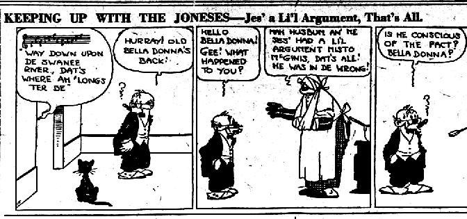 Keeping up with the Joneses, via Wikipedia