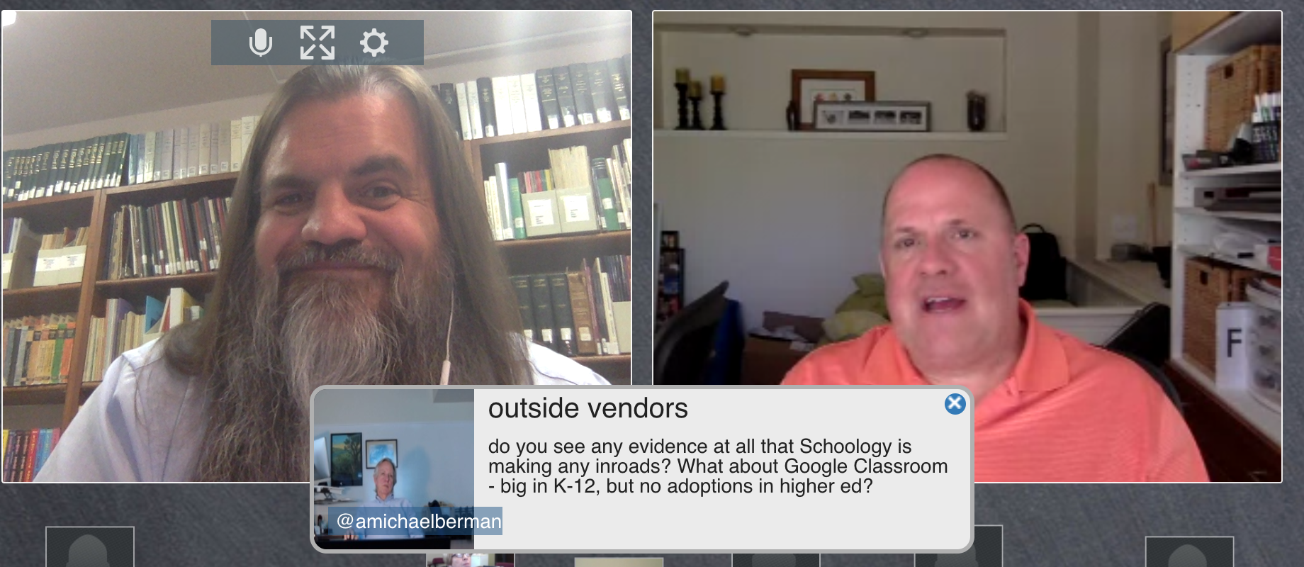 Forum screenshot: Phil Hill plus Mike Berman Q