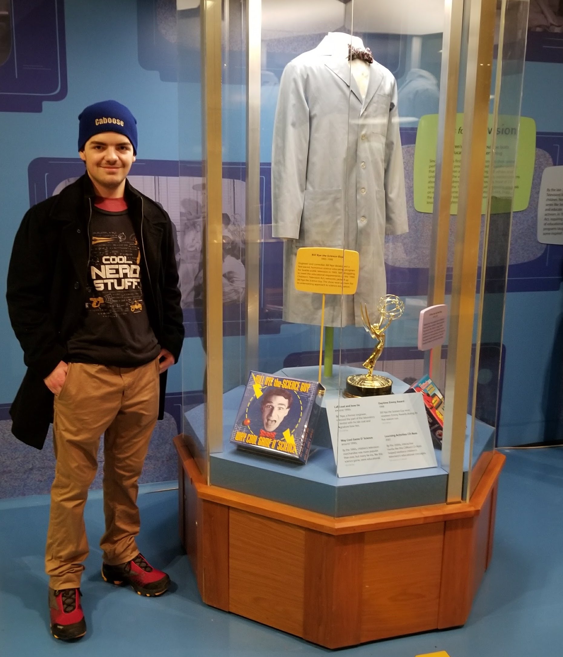 Owain and Bill Nye exhibit