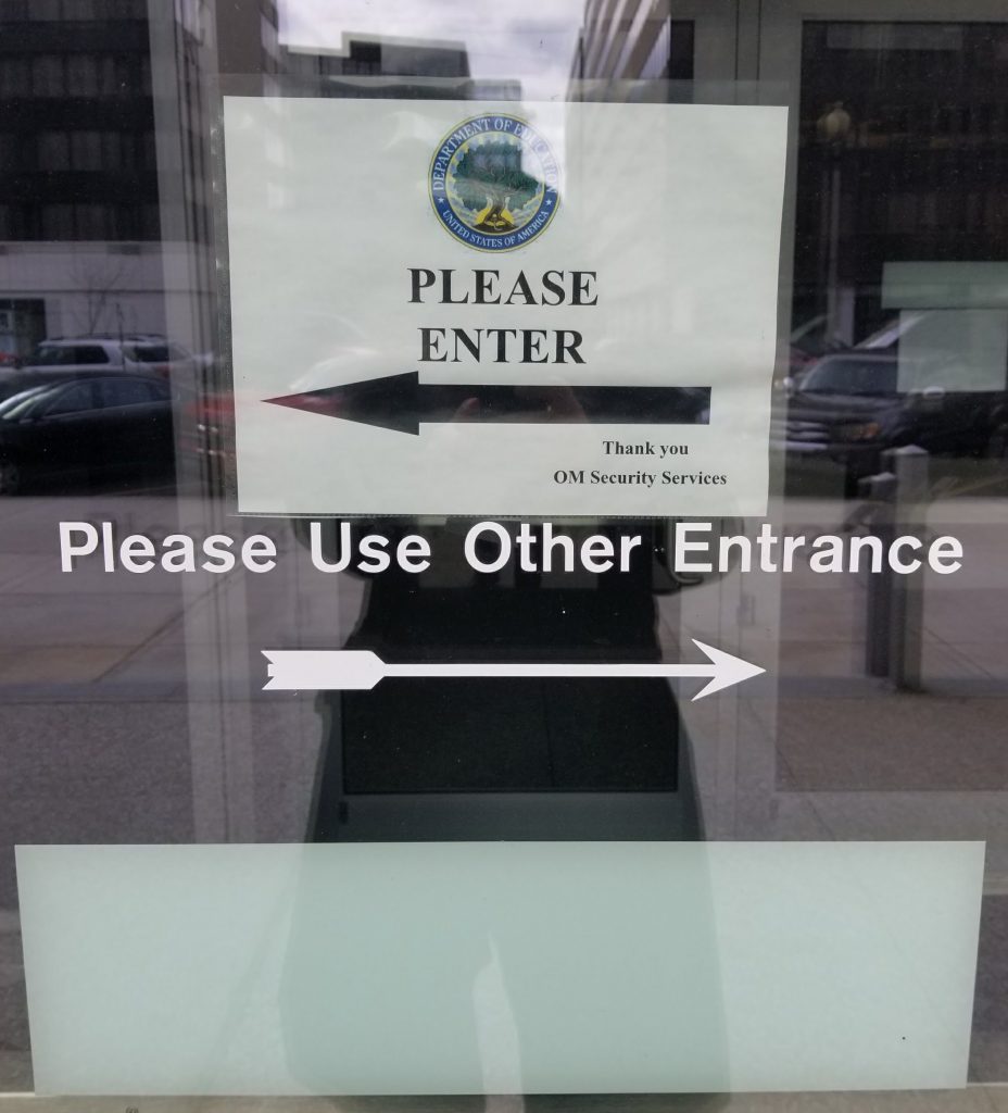 door entrance paradox