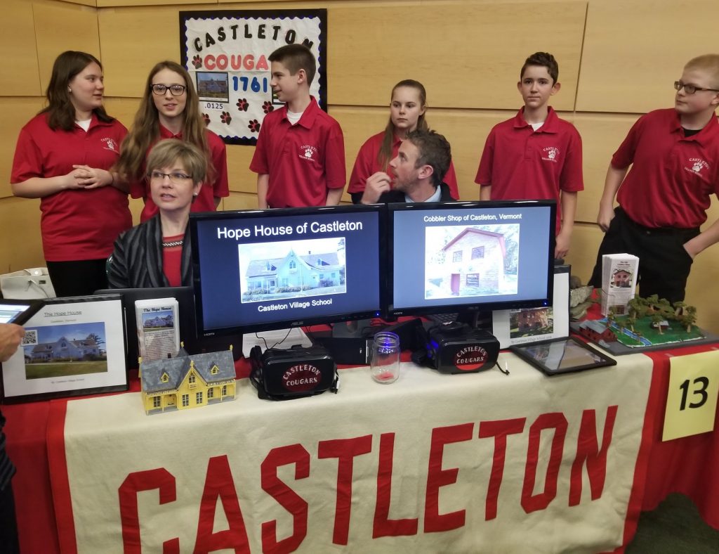 3d Vermont 2018_Castleton team display