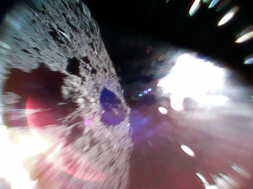 Hayabusa2_bounce photo