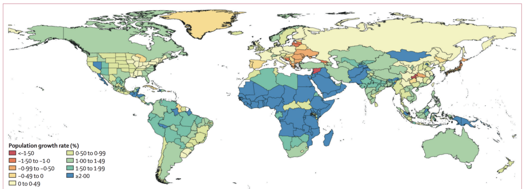 world population growth _Lancet
