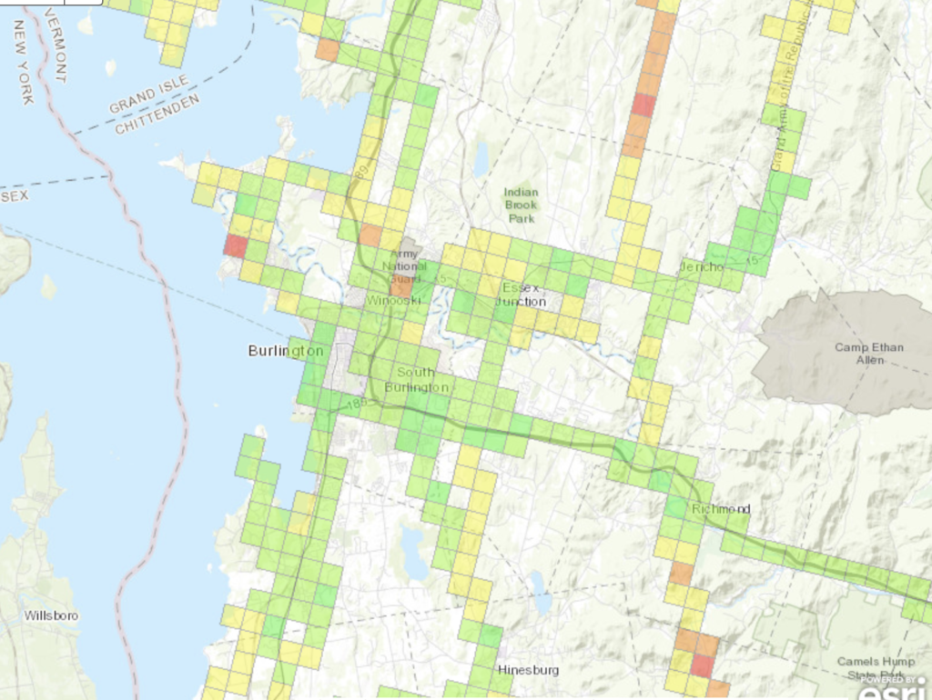 Vermont cell coverage Burlington area