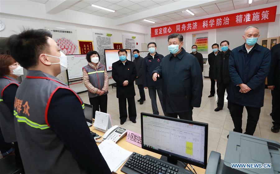 Coronavirus Xi with mask
