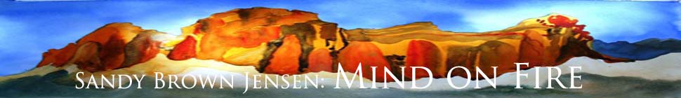 Sandy Brown Jensen blog header