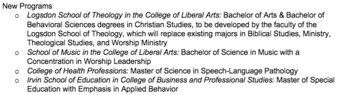 Hardin-Simmons new programs