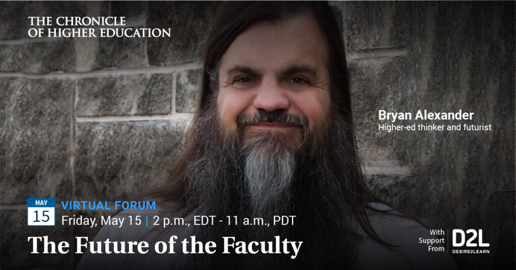 Chronicle Future of Faculty banner
