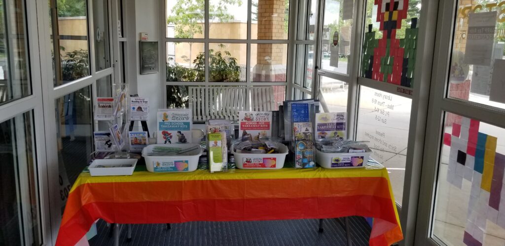 Bull Run Library book pickup_antechamber