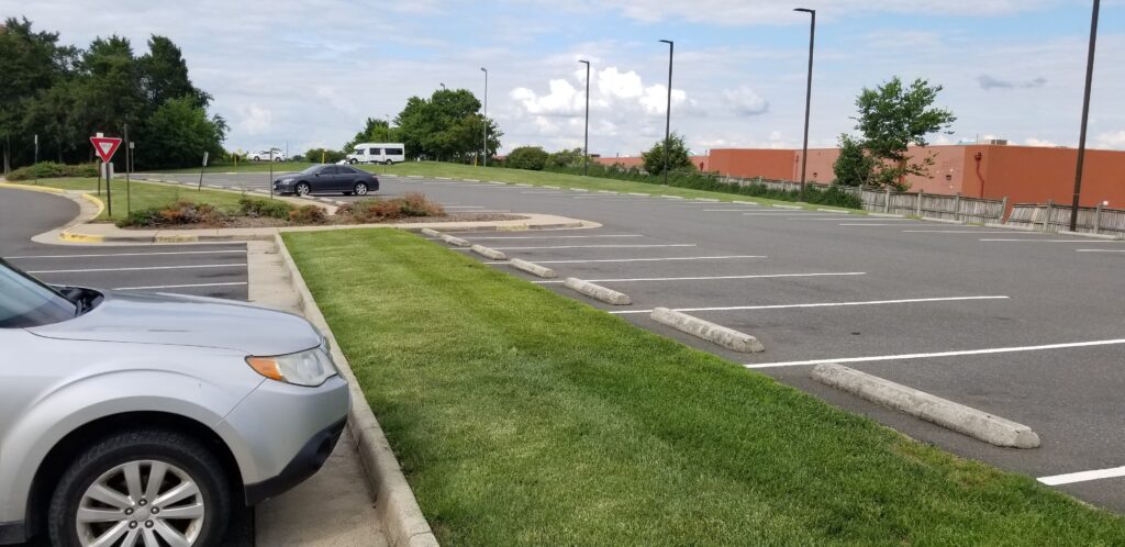 Bull Run Library book pickup_parking lot