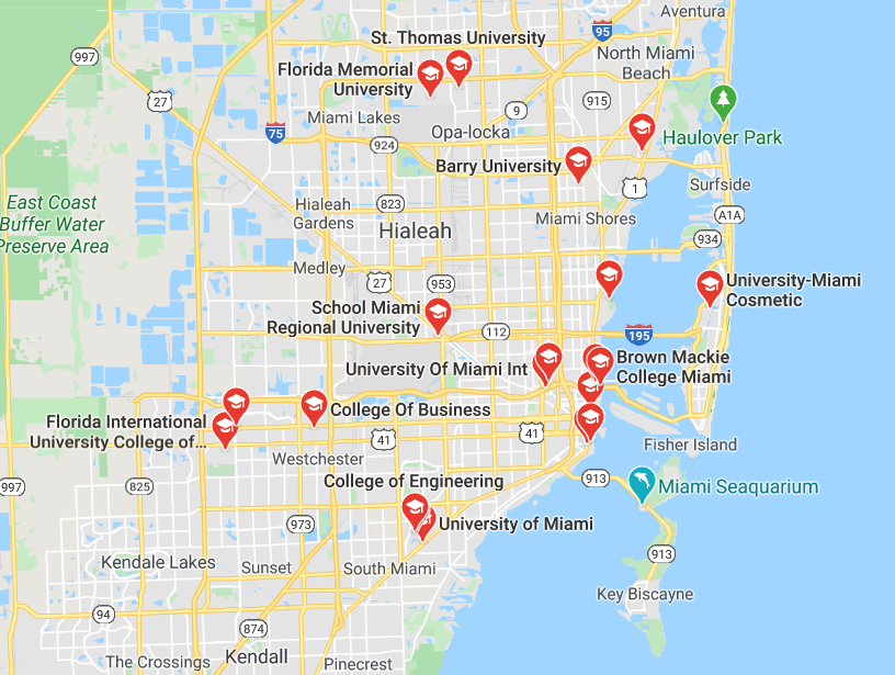Miami colleges and universities