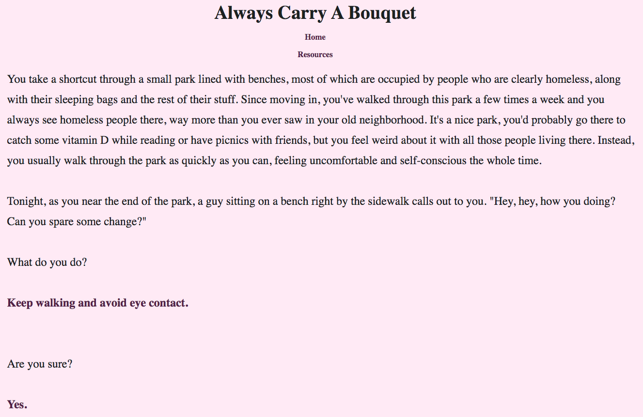 Always Carry a Bouquet screenshot
