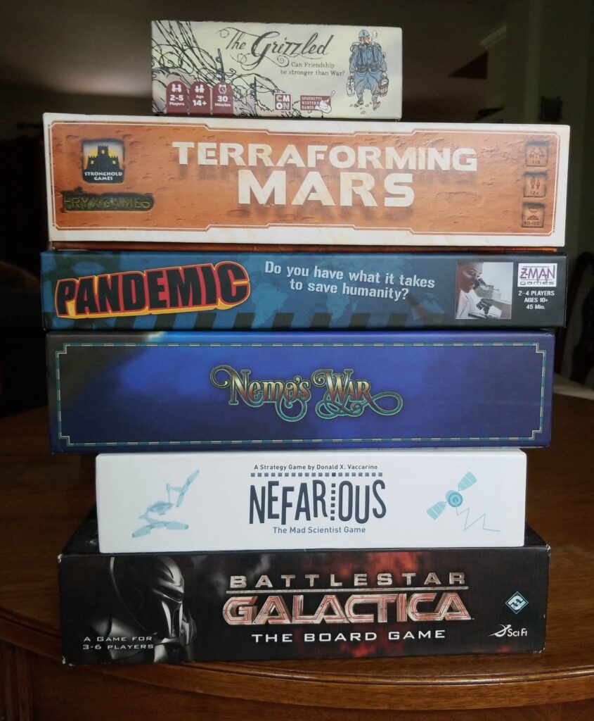 some tabletop games