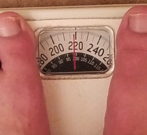 weight down to 219