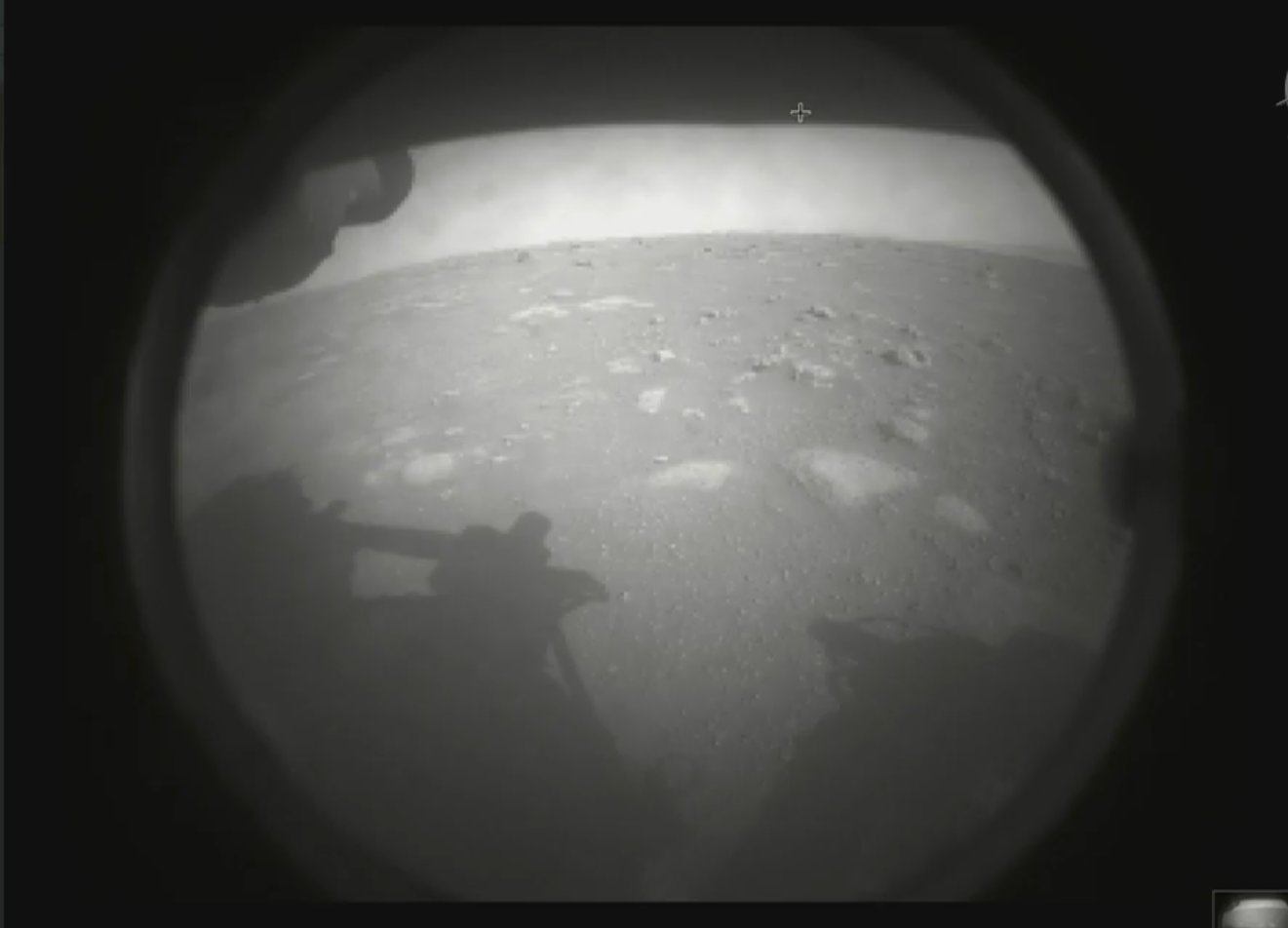 Perseverance first look at Mars
