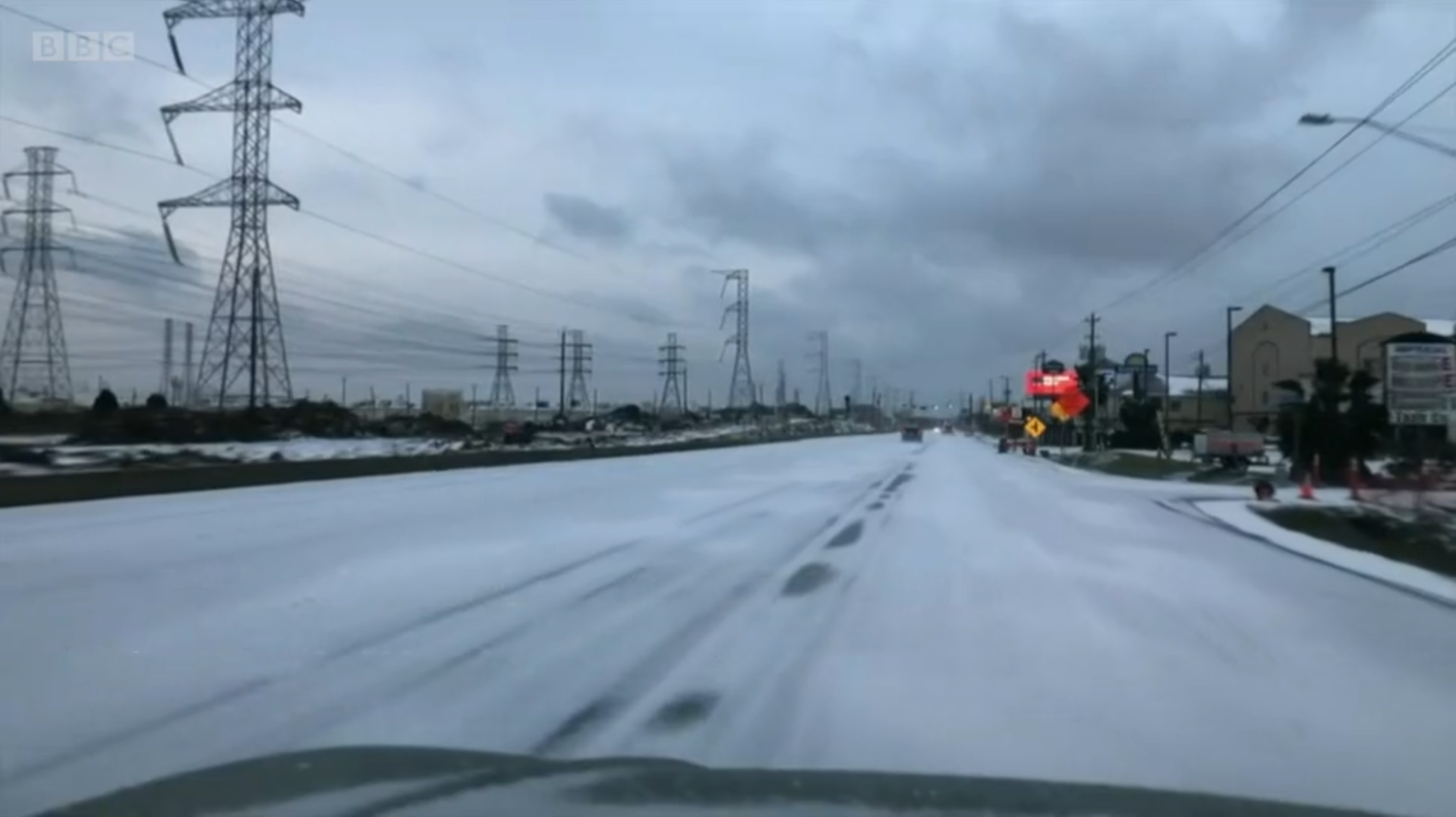 Texas snowstorm BBC