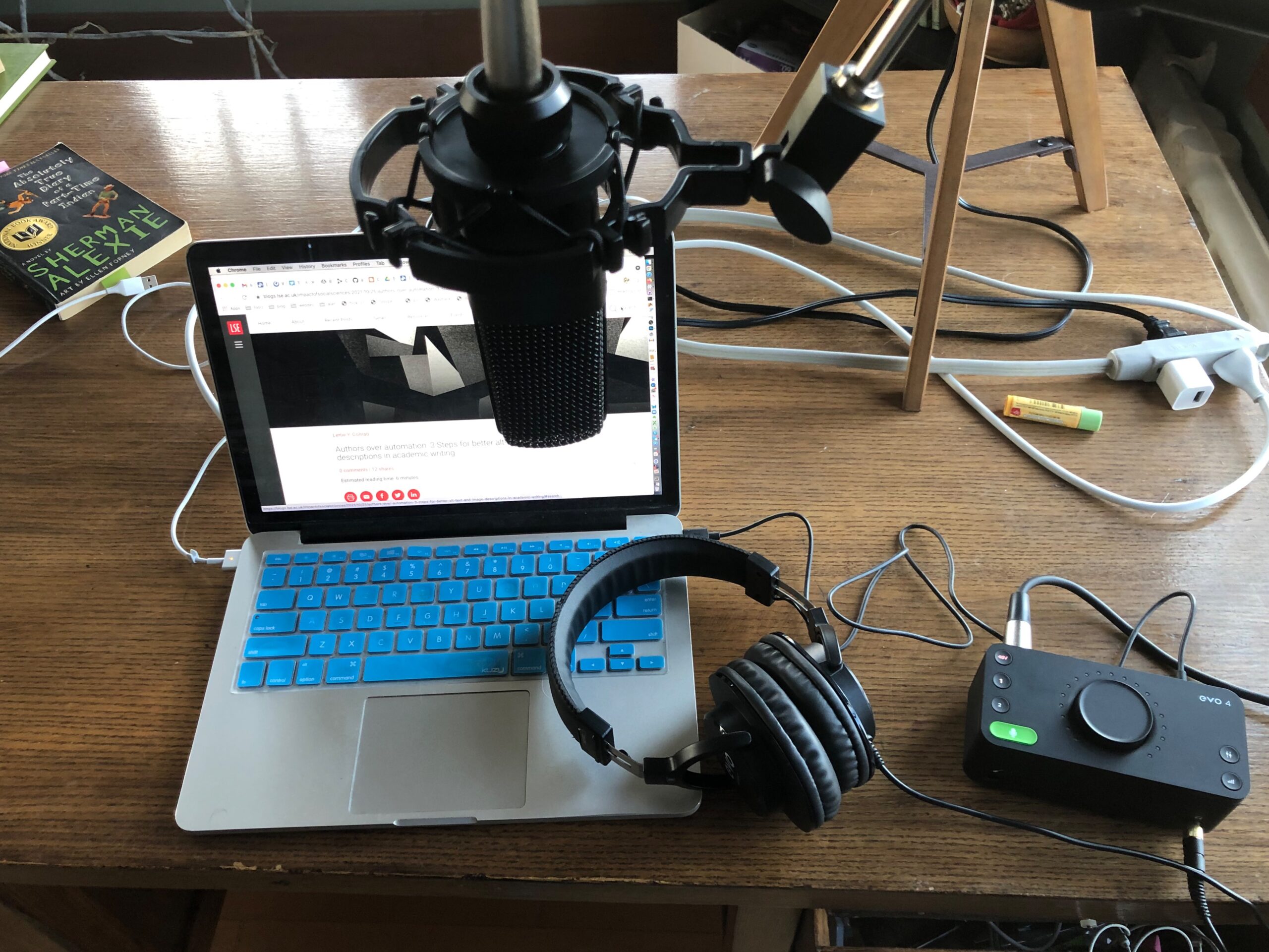 podcast setup, CogDog 2021