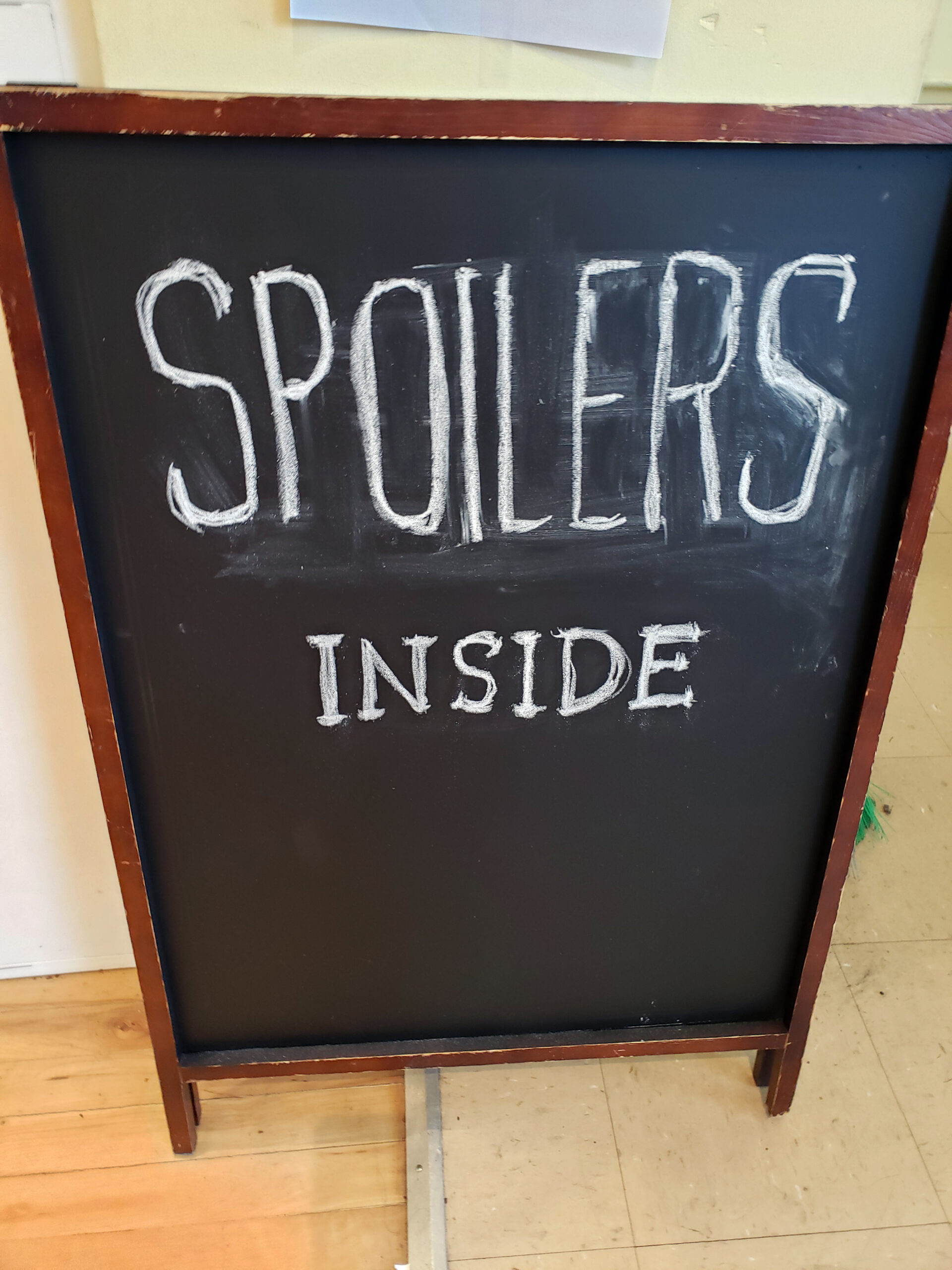 Spoilers inside