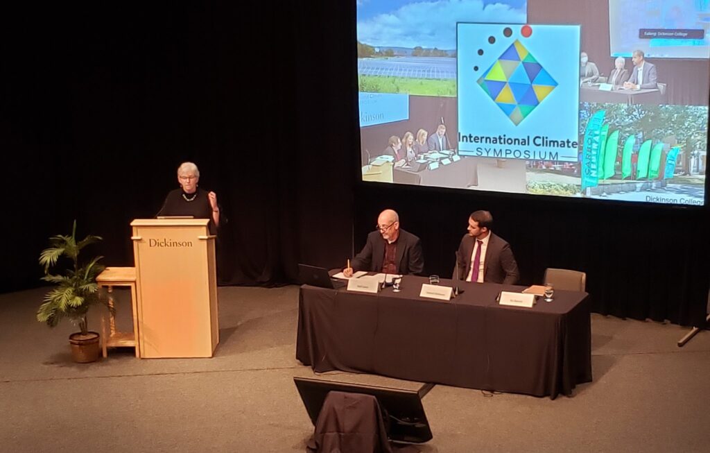Dickinson climate symposium_day 3 Ko Barrett closing keynote