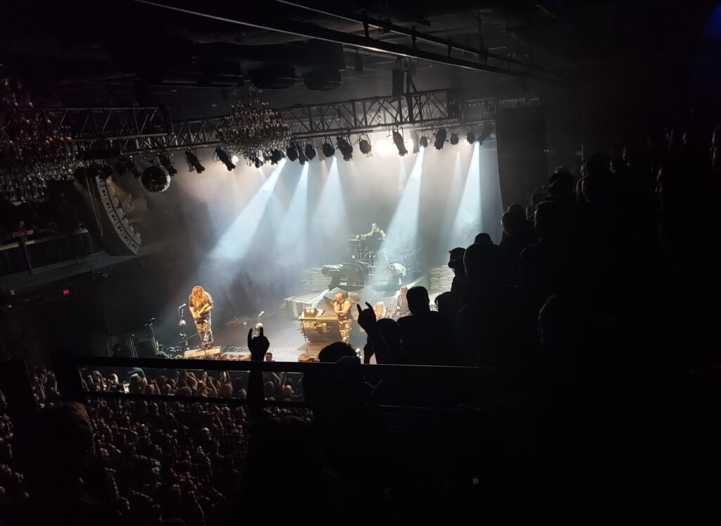 Sabaton concert Silver Springs 2022