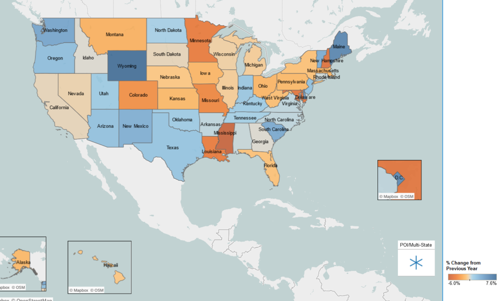 enrollment by state 2022 fall_Clearinghouse 2023 Feb report