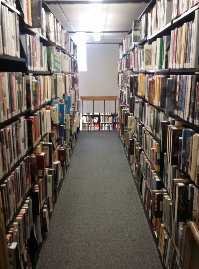 Dix Hills library aisle