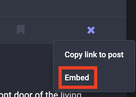Mastodon embed screenshot